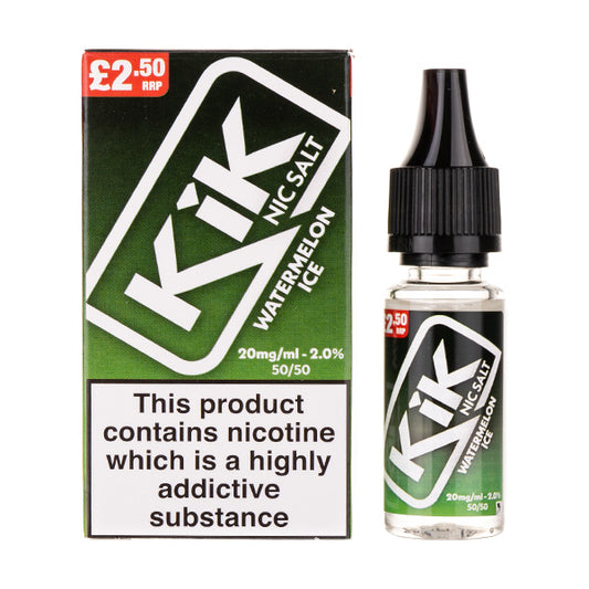 Watermelon Ice Nic Salt E-Liquid by Kik