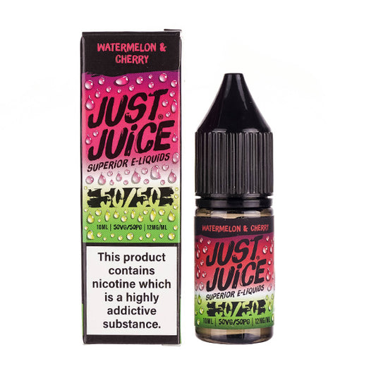 Watermelon & Cherry 50/50 E-Liquid by Just Juice