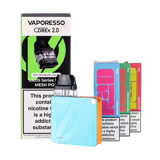 Vaporesso XROS 3 Nano Pod Kit Bundle - Bondi Blue