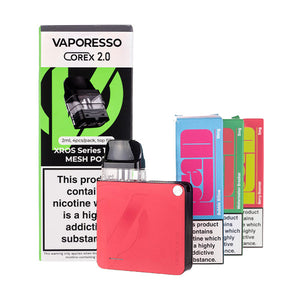 Vaporesso XROS 3 Nano Pod Kit Bundle - magenta red