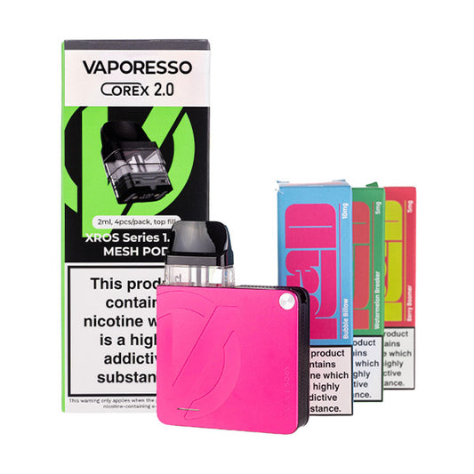 Vaporesso XROS 3 Nano Pod Kit Bundle - rose pink