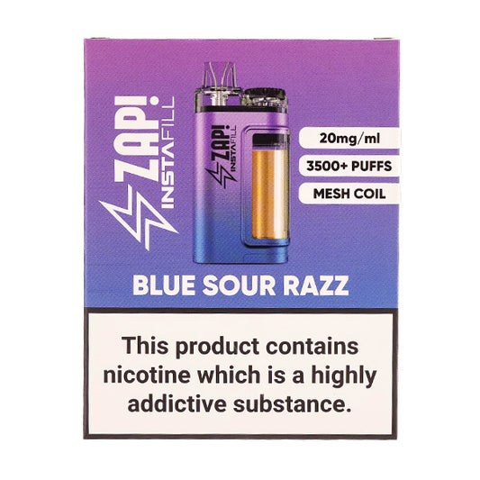 Zap Instafill 3500 Disposable Vape Kit Blue Sour Raspberry