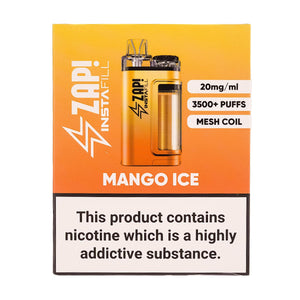 Zap Instafill 3500 Disposable Vape Kit Mango Ice