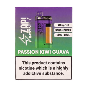 Zap Instafill 3500 Disposable Vape Kit Passion Kiwi Guava