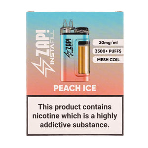 Zap Instafill 3500 Disposable Vape Kit Peach Ice