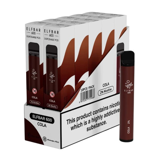 Elf Bar 600 Disposable Vape [Pack of 10]