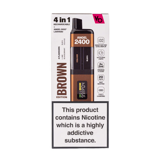 Vapes Bar Angel 2400 Pod Kit - Brown Edition