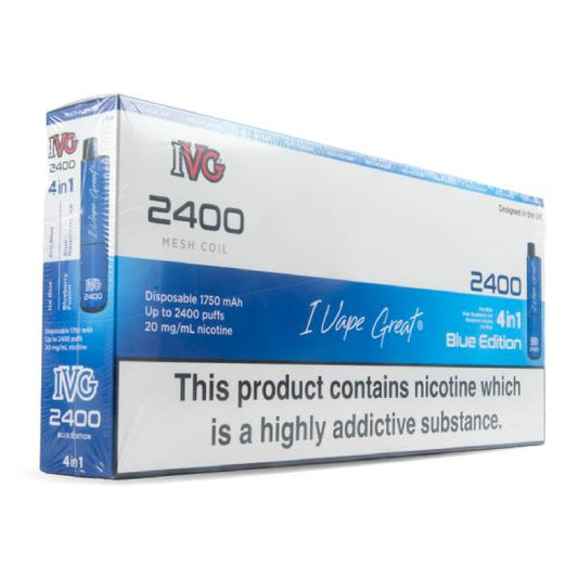 IVG 2400 Disposable Vape Kit [Pack of 5]