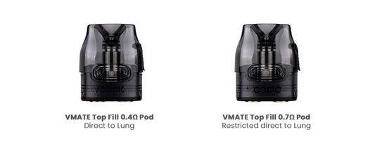 VMATE Pro Power Pod Kit by Voopoo - Included Pods