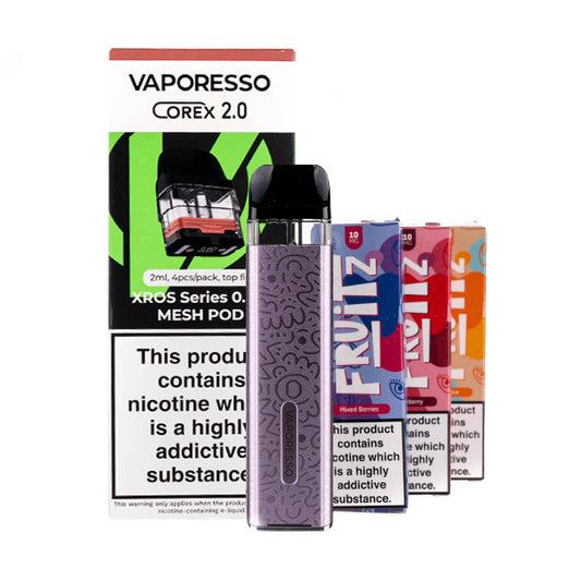 Vaporesso XROS 3 Mini Pod Kit Bundle - lilac purple