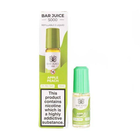 Apple Peach Nic Salt E-Liquid by Bar Juice