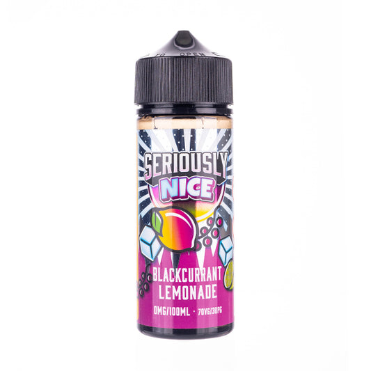 Cool Blackcurrant Lemonade 100ml Shortfill E-Liquid by Seriously Nice