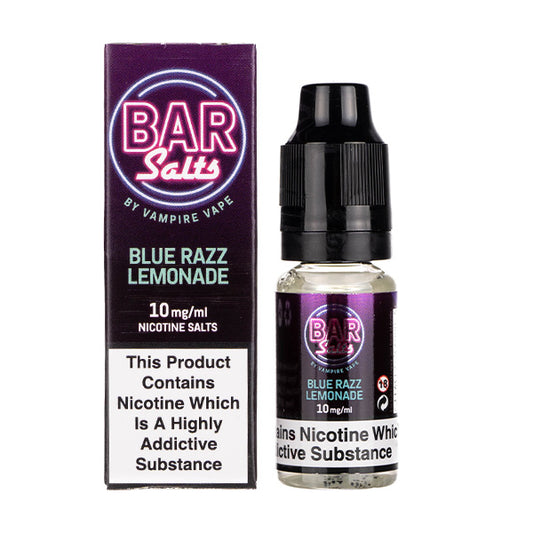 Blue Razz Lemonade Nic Salt E-Liquid by Vampire Vape Bar Salts