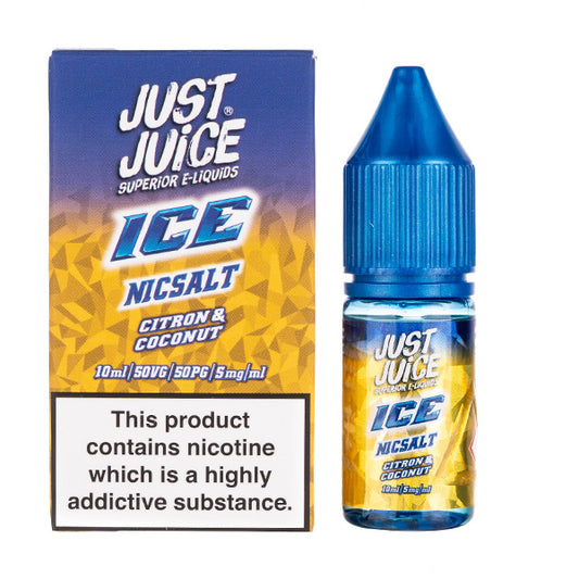 Citron & Coconut Ice Nic Salt by Just Juice Ice