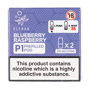 Elf Bar Mate 500 Pre-Filled Pods - Blueberry Raspberry