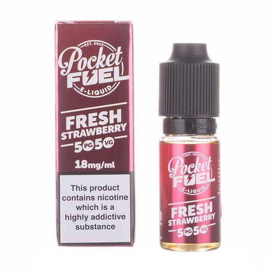 Fresh Strawberry 50-50 E-Liquid by Pocket Fuel