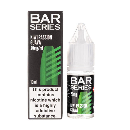 Kiwi Passion Fruit Guava Nic Salt E-Liquid by Bar Series