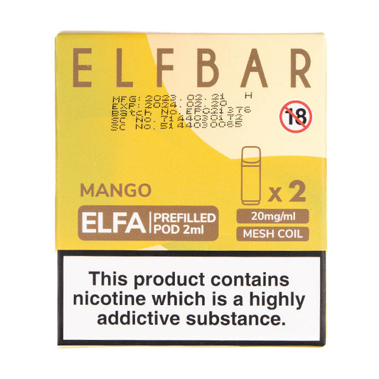 Mango Elfa Prefilled Pods by Elf Bar