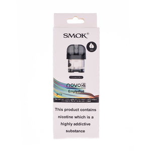 SMOK Novo 4 Refillable Pods - Black Transparent