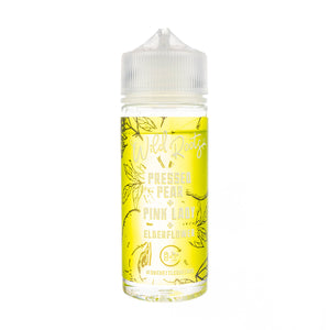 Pressed Pear, Pink Lady and Elderflower 100ml Shortfill E-Liquid by Wild Roots