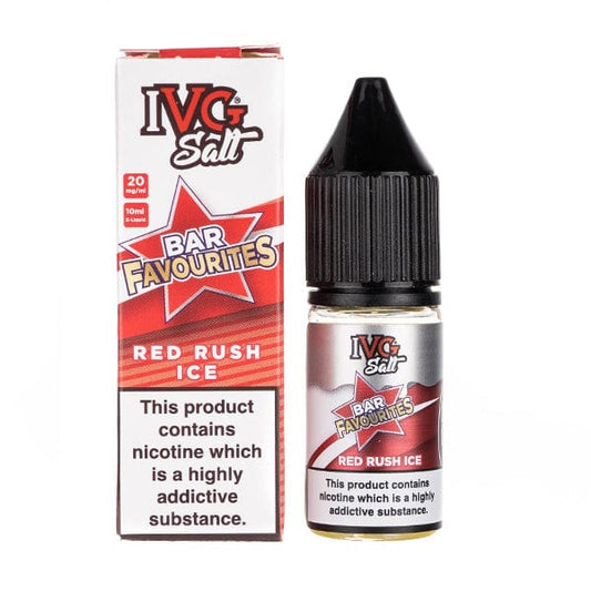 Red Rush Ice Nic Salt E-Liquid by IVG Bar Favourites