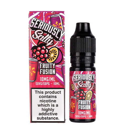 Fruity Fusion Nic Salt E-Liquid by Seriously Salty