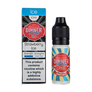 Strawberry Ice Nic Salt E-Liquid by Dinner Lady