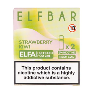 Strawberry Kiwi Elfa Prefilled Pods by Elf Bar