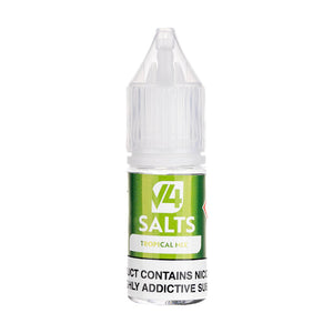 Image of V4 Vapour's Tropical Mix 10ml Nic Salt E-Liquid Bottle