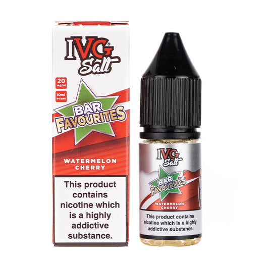 Watermelon Cherry Nic Salt E-Liquid by IVG Bar Favourites